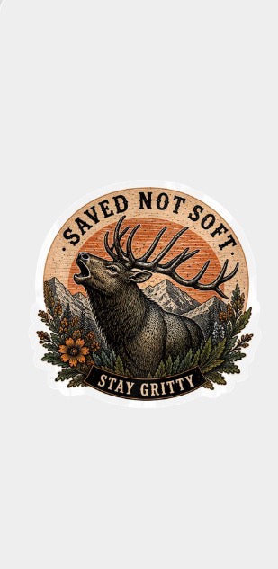Saved Not Soft Sticker